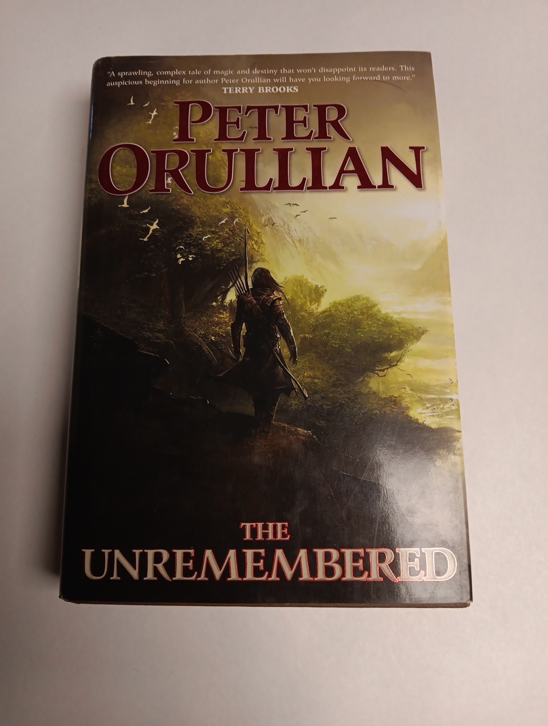 The Unremembered Peter Orullian 1st edition April 2011 hardcover w/ Dust Jacket