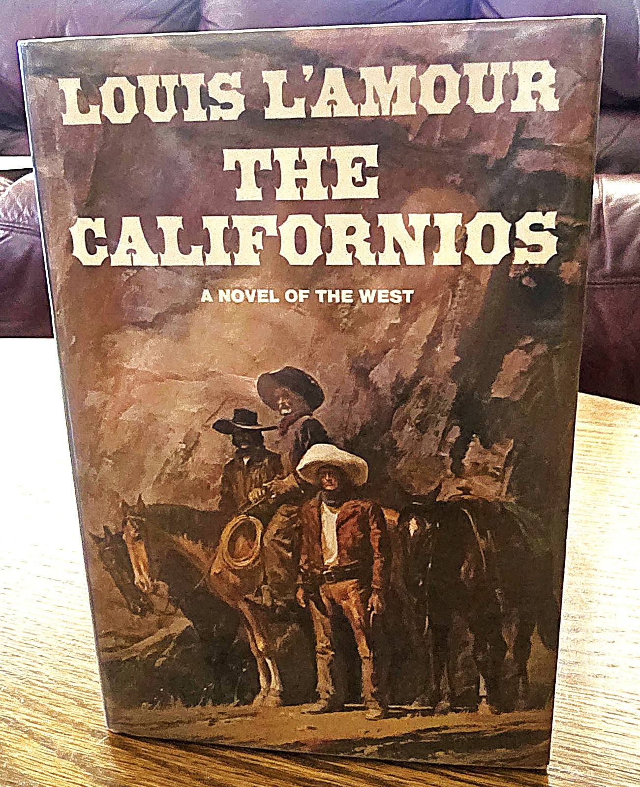 SIGNED The Californios LOUIS L’AMOUR HC.DJ. 1st/1st 1974 Fine/Fine Brodart cove