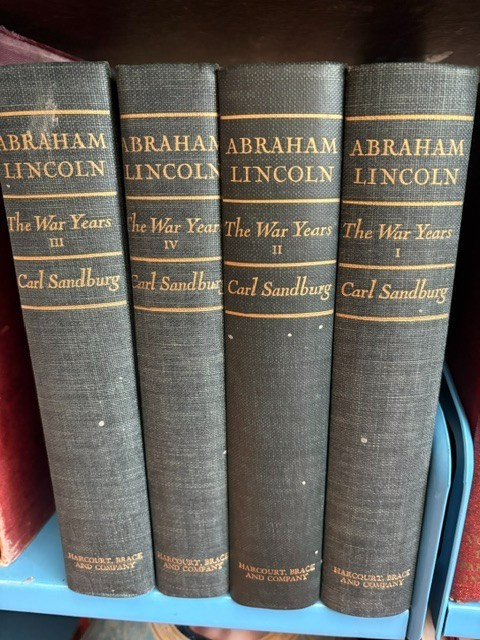 Abraham Lincoln ~ The War Years ~ 4 volume set ~ 1939 ~ HC ~ Illustrated ~ VG