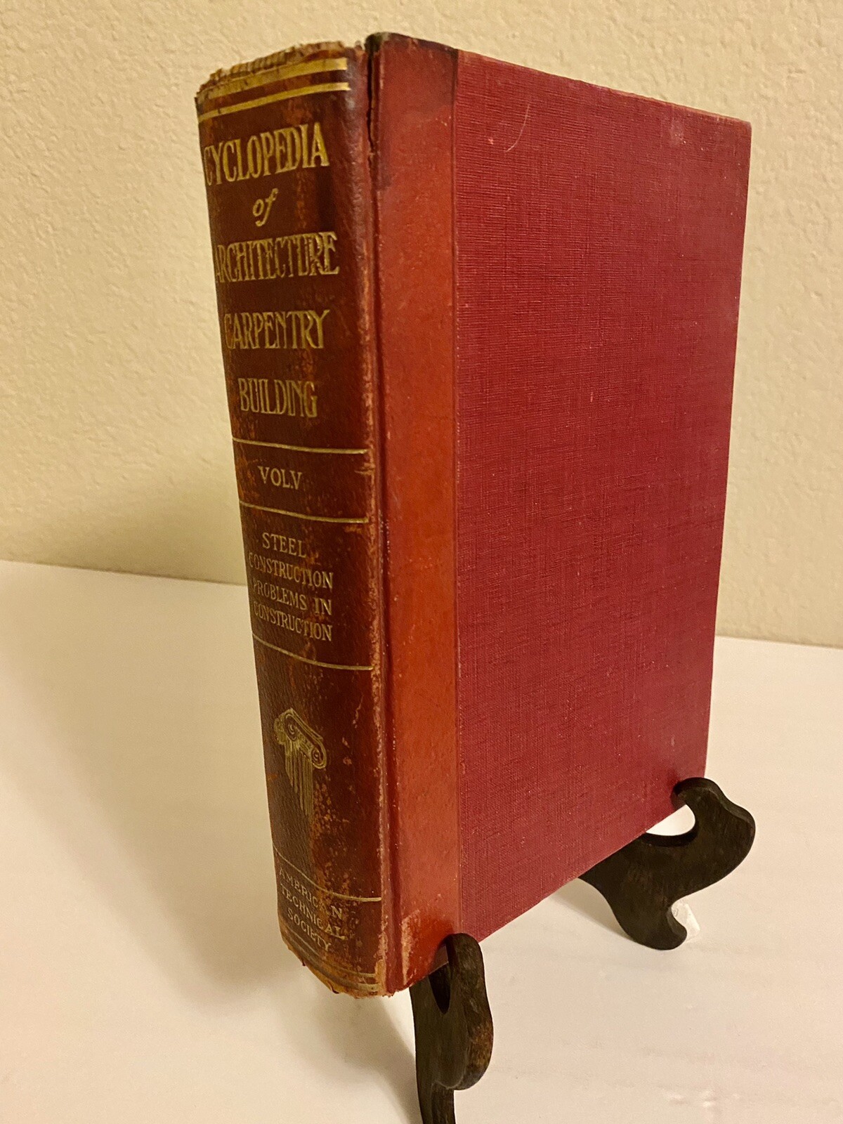 1911 Cyclopedia Of Architecture Carpentry Building Vol V 5 Steel Construction