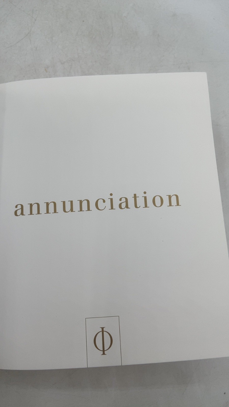 annunciation Hardcover 2000