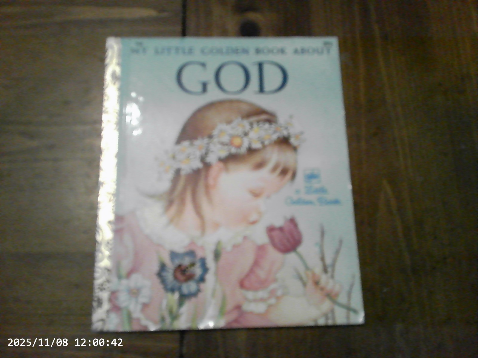 My Little Golden Book About God, VINTAGE Religious,1972(Eloise Wilkin)