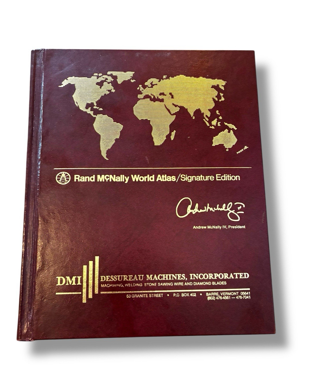 Rand McNally World Atlas Signature Edition 1984 1st Printing