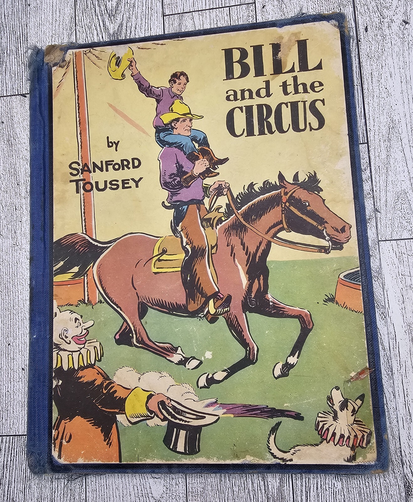 Bill And The Circus Written And Illustrated By Sanford Tousey 1947
