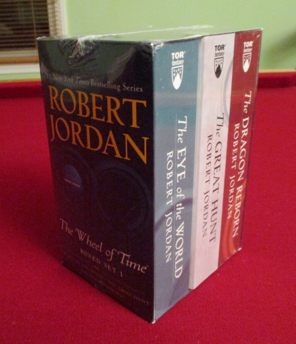 The Wheel of Time by Robert Jordan ~ Brand New Boxset w/Volumes 1, 2, 3
