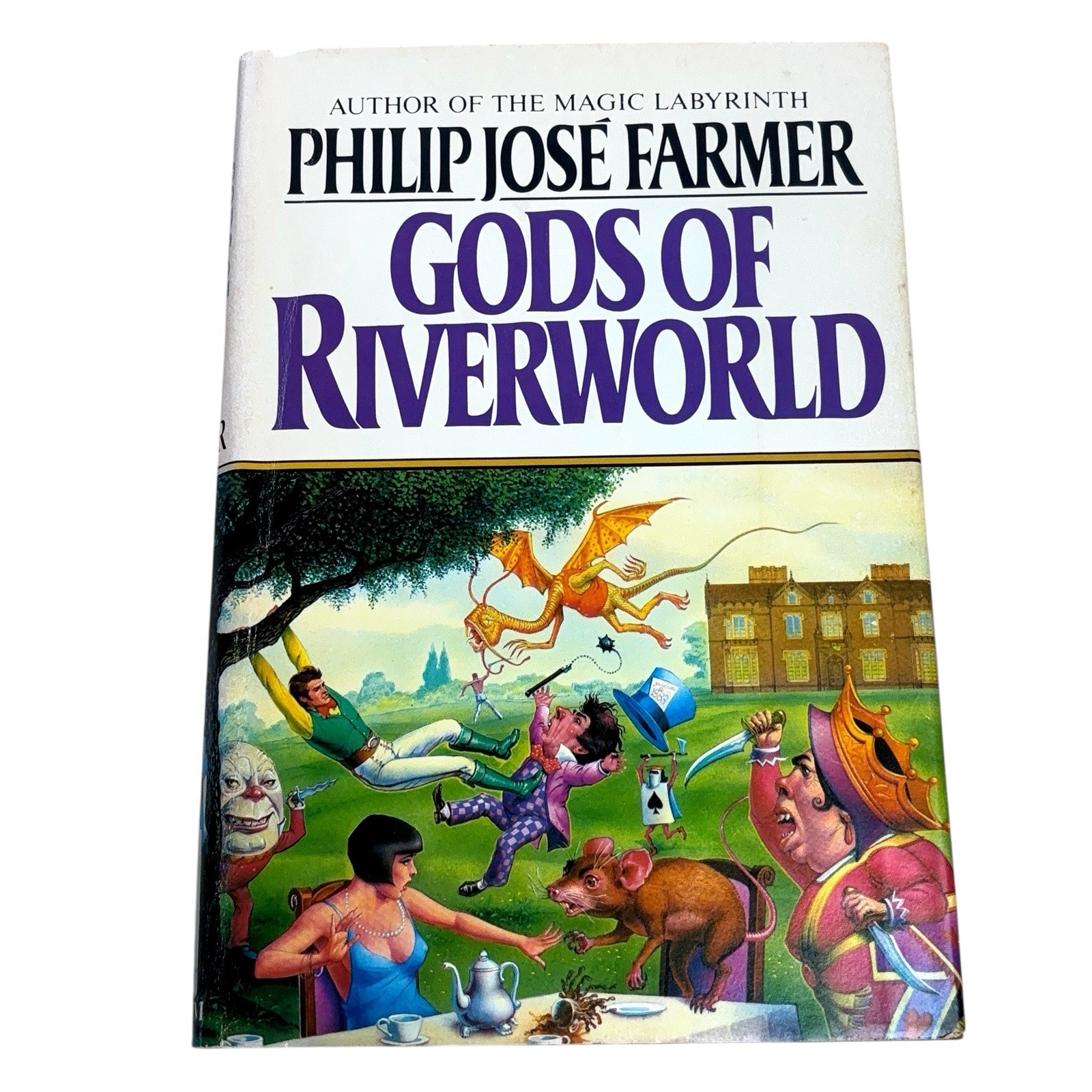 Gods of Riverworld by PHILIP JOSE FARMER First Edition BCE HCDJ 1983 Excellent