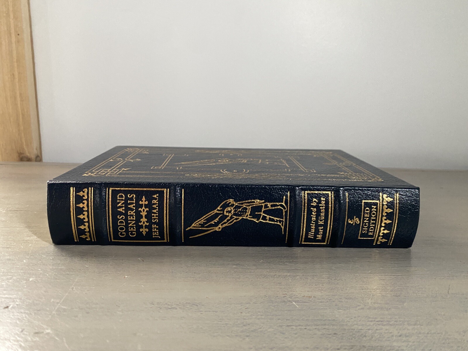 Gods & Generals by Jeff Shaara Illus. Mort Kuntsler Easton Press Signed COA RARE