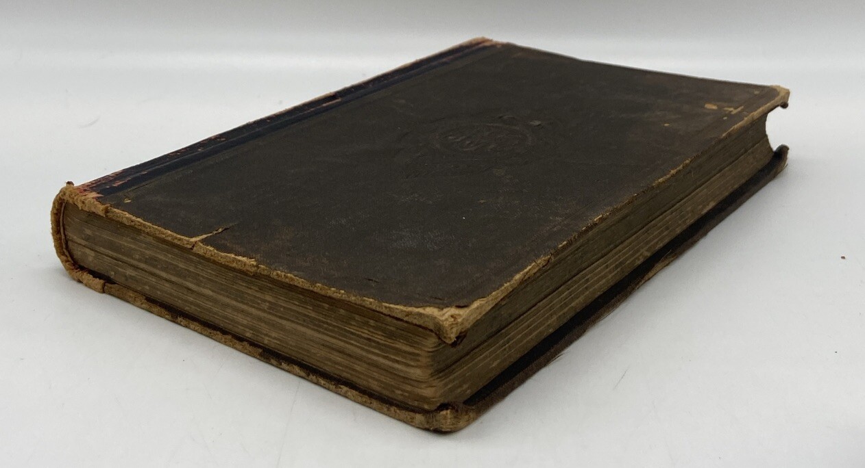 1865 Antique Algebra Book Colleges Academies P A Towne Civil War Era Schoolbook