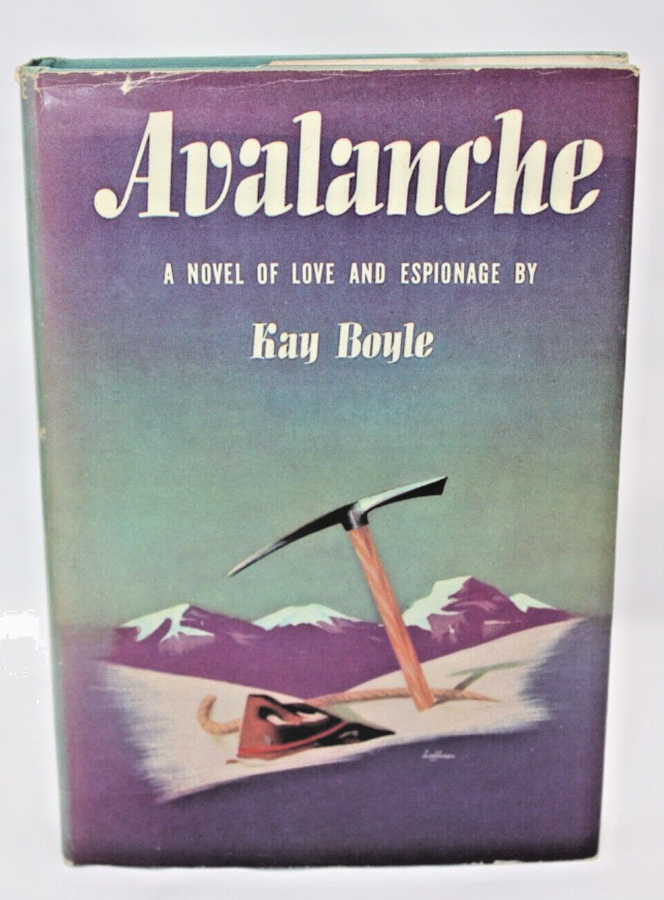 1944 Avalanche by Kay Boyle Hardcover Novel Dust Jacket 1st Ed Love & Espionage