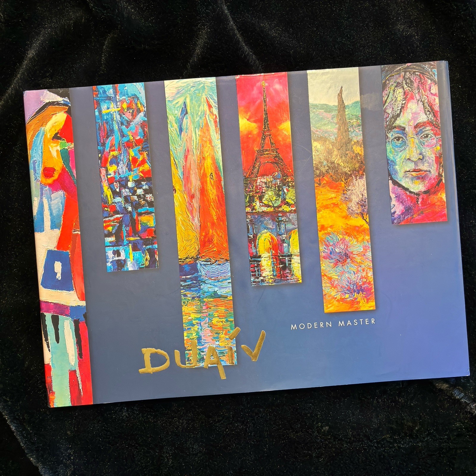 2017 RARE Modern Master Duaív, Park West Gallery, Colorful Coffee Table Book