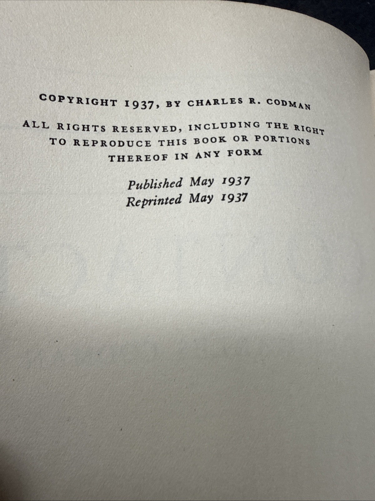WWI Contact by Charles Codman 91st Aero Squadron 96th memoirs