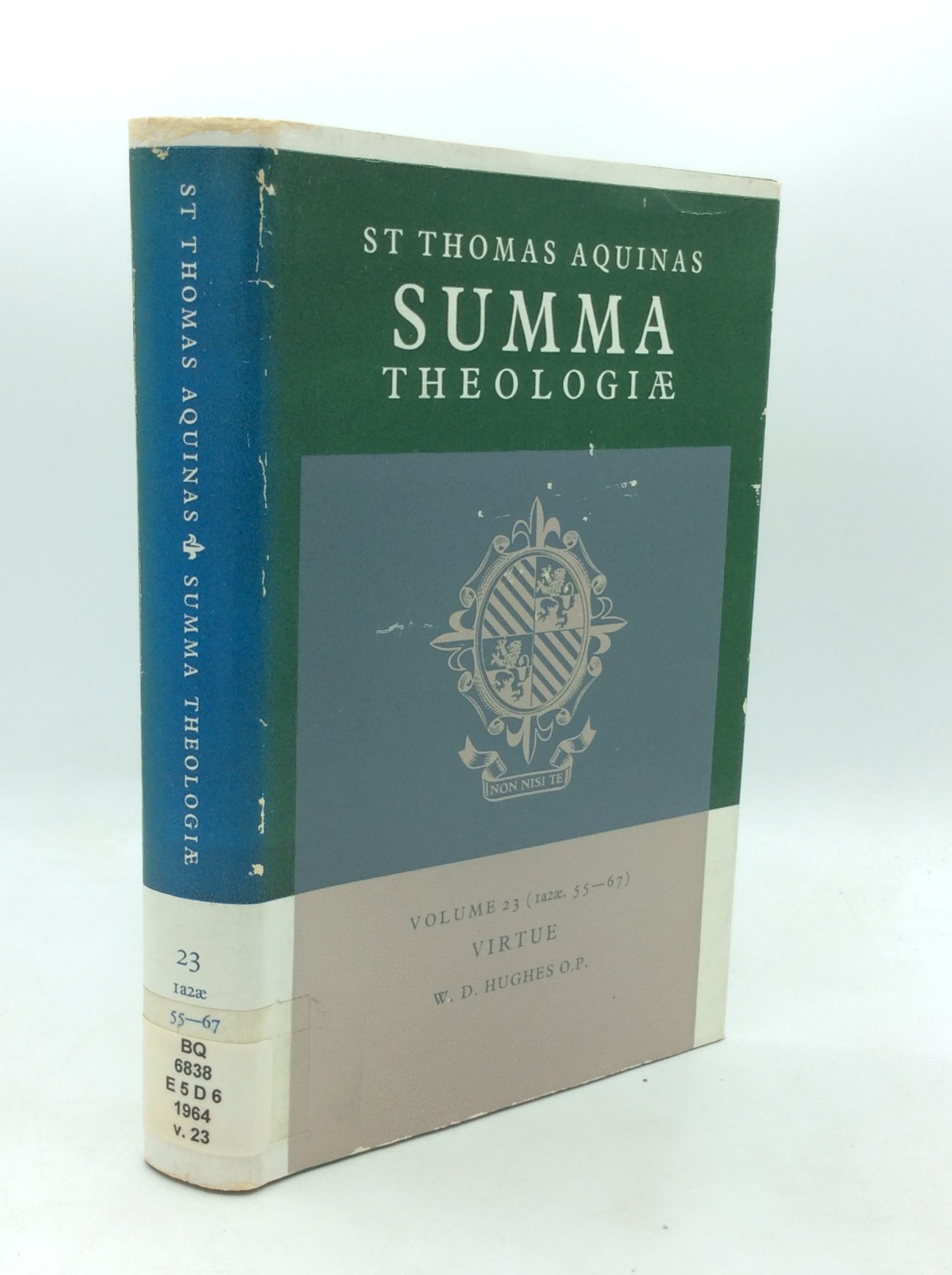 SUMMA THEOLOGIAE, Vol. 23: Virtue – St. Thomas Aquinas – Blackfriars translation