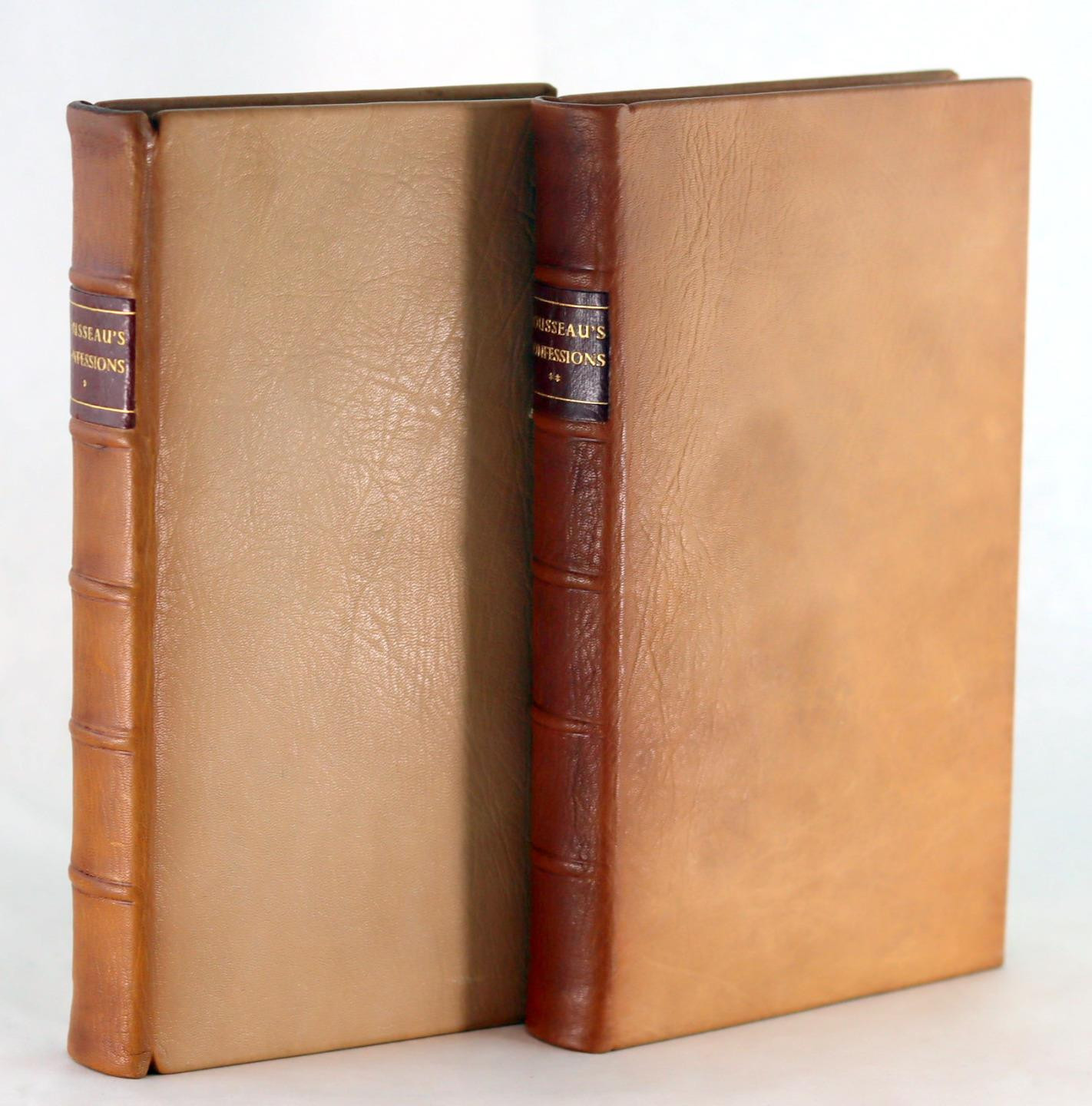 Nonesuch Press Leather Binding 1938 The Confessions of J J Rousseau