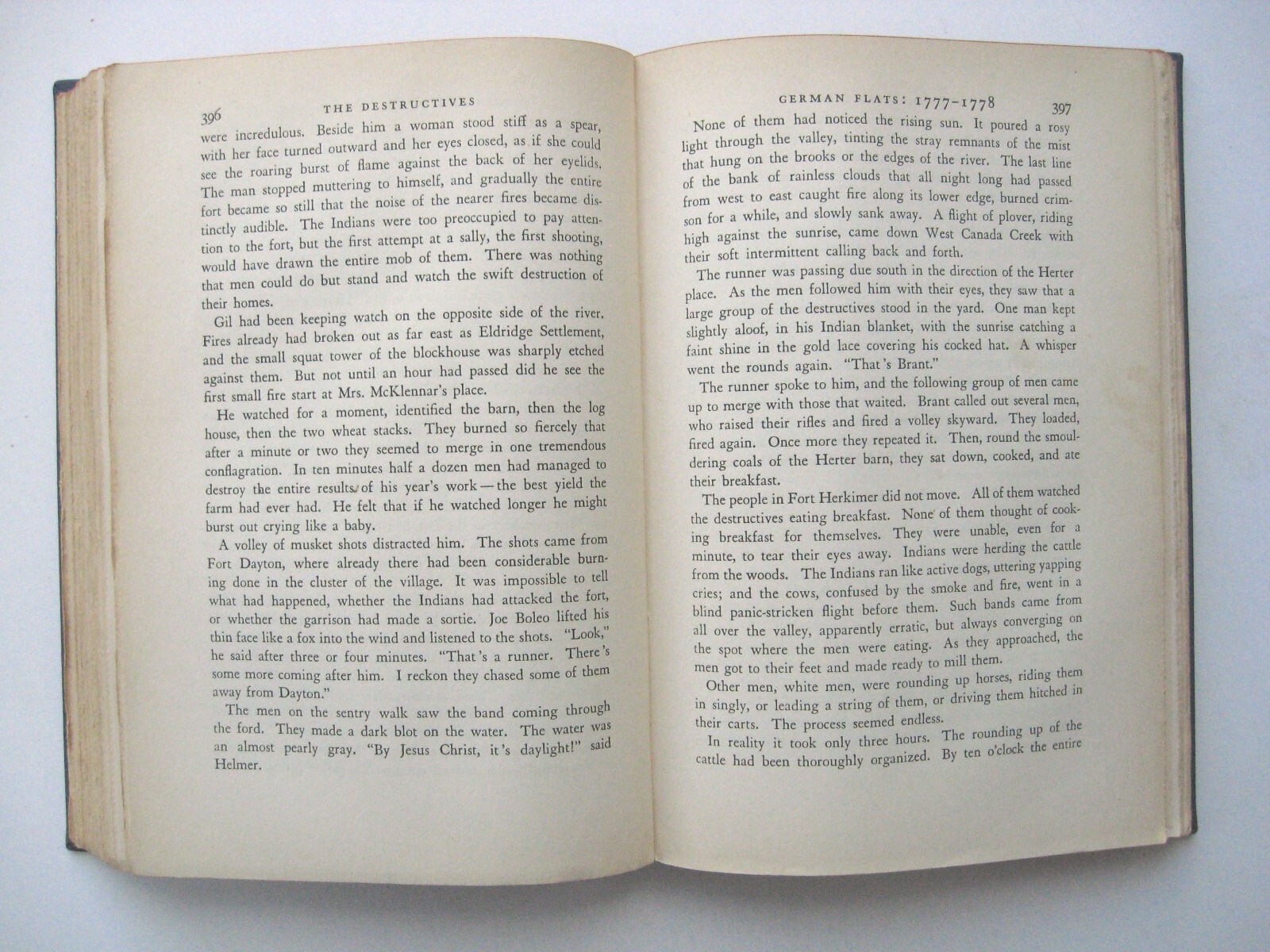 DRUMS ALONG THE MOHAWK ~ Walter D. Edmonds HC 1936 2nd Printing – N1