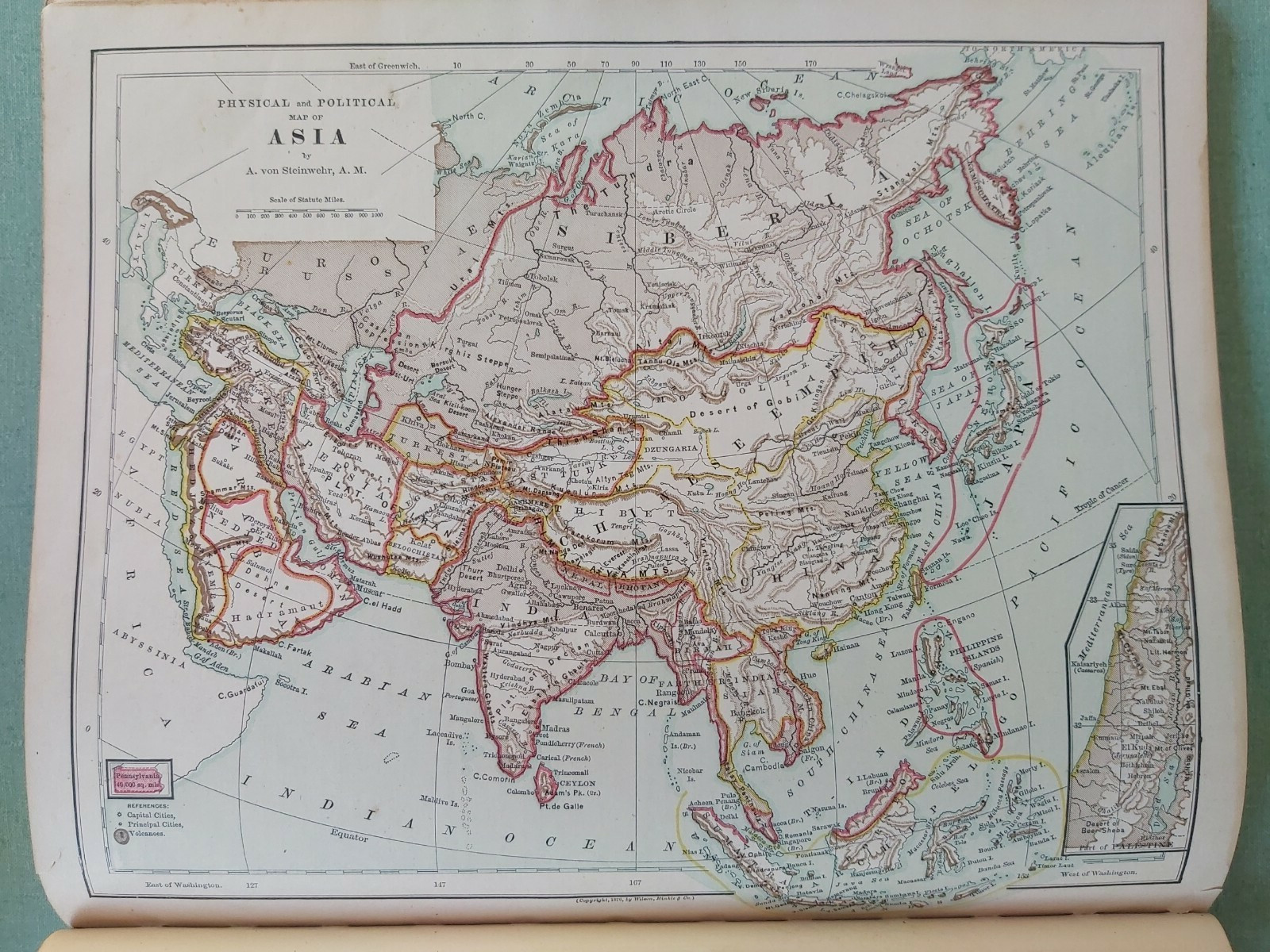 1881 Textbook Intermediate Geography Steinwehr Brinton