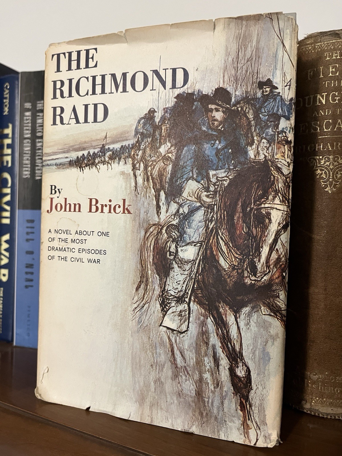The Richmond Raid (1963) Hardcover with Dust Jacket by John Brick Garden City NY