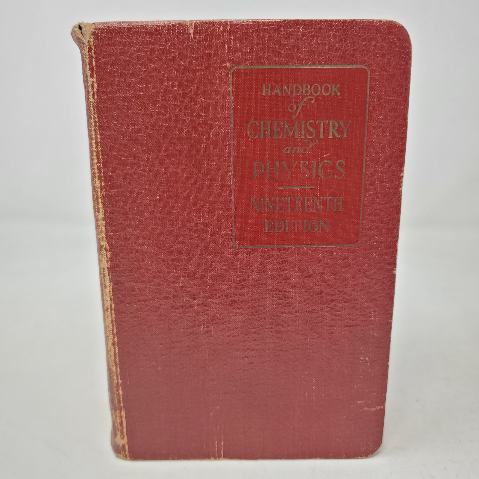 Handbook of Chemistry and Physics ed. Charles Hodgman – 1934, 19th Printing – HC