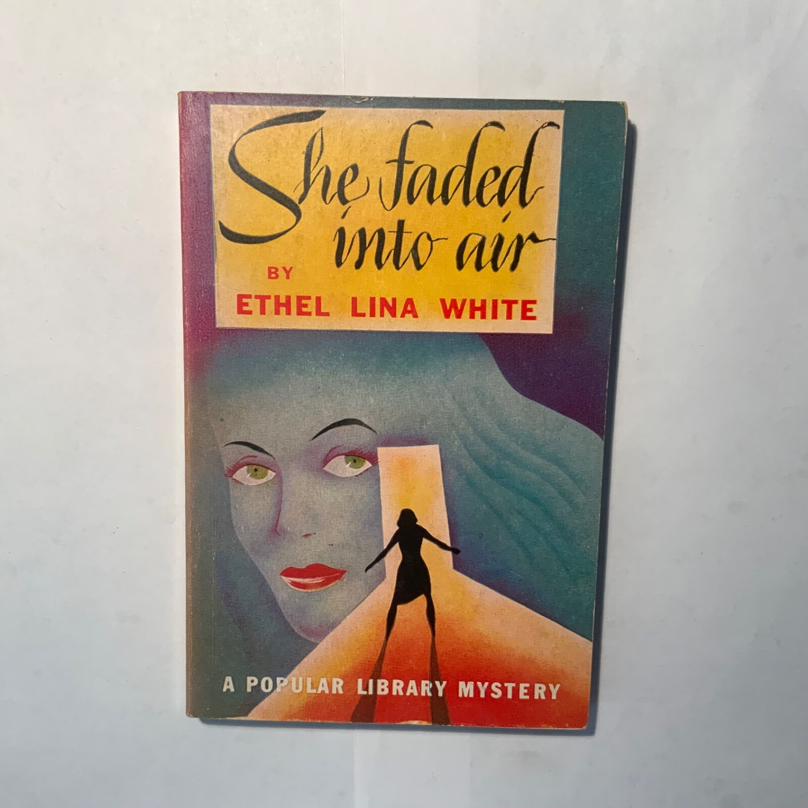 She Faded Into Air by Ethel Lina White 1946 Popular Library 75, 1st print VG++