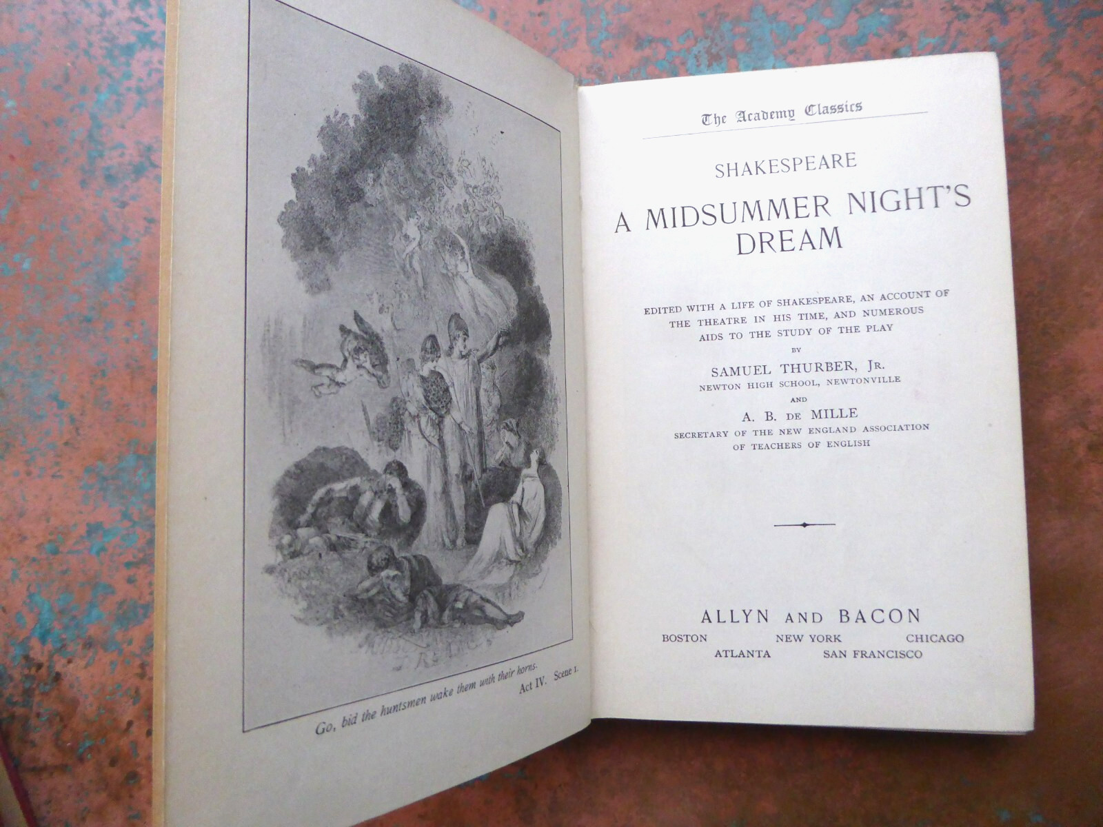 Academy Classics Midsummer Night’s Dream Shakespeare 1922 Edition Vintage Book