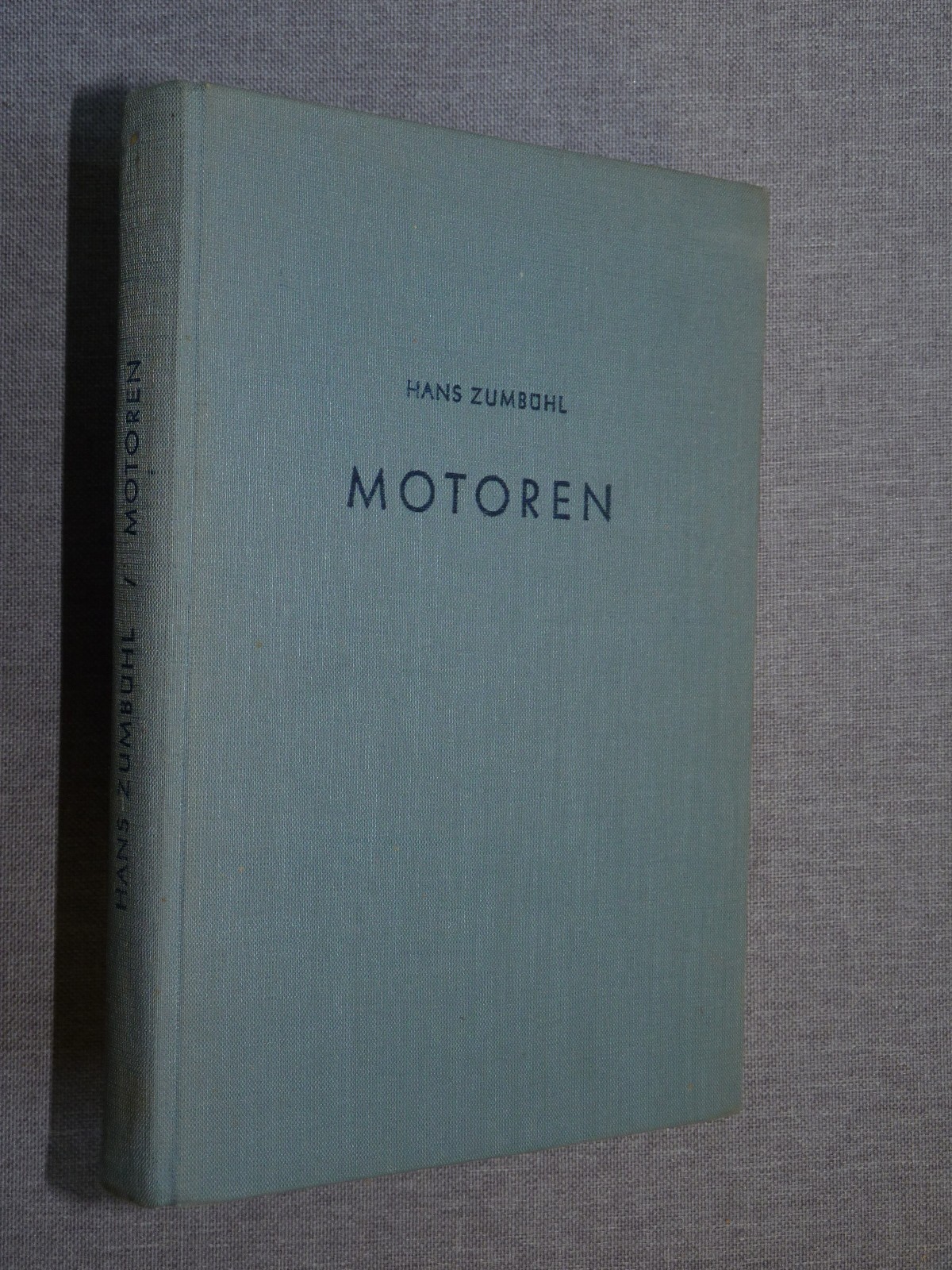 Engines 1948 Hans Zumbühl Antique Book Hardback Switzerland Vintage Rare