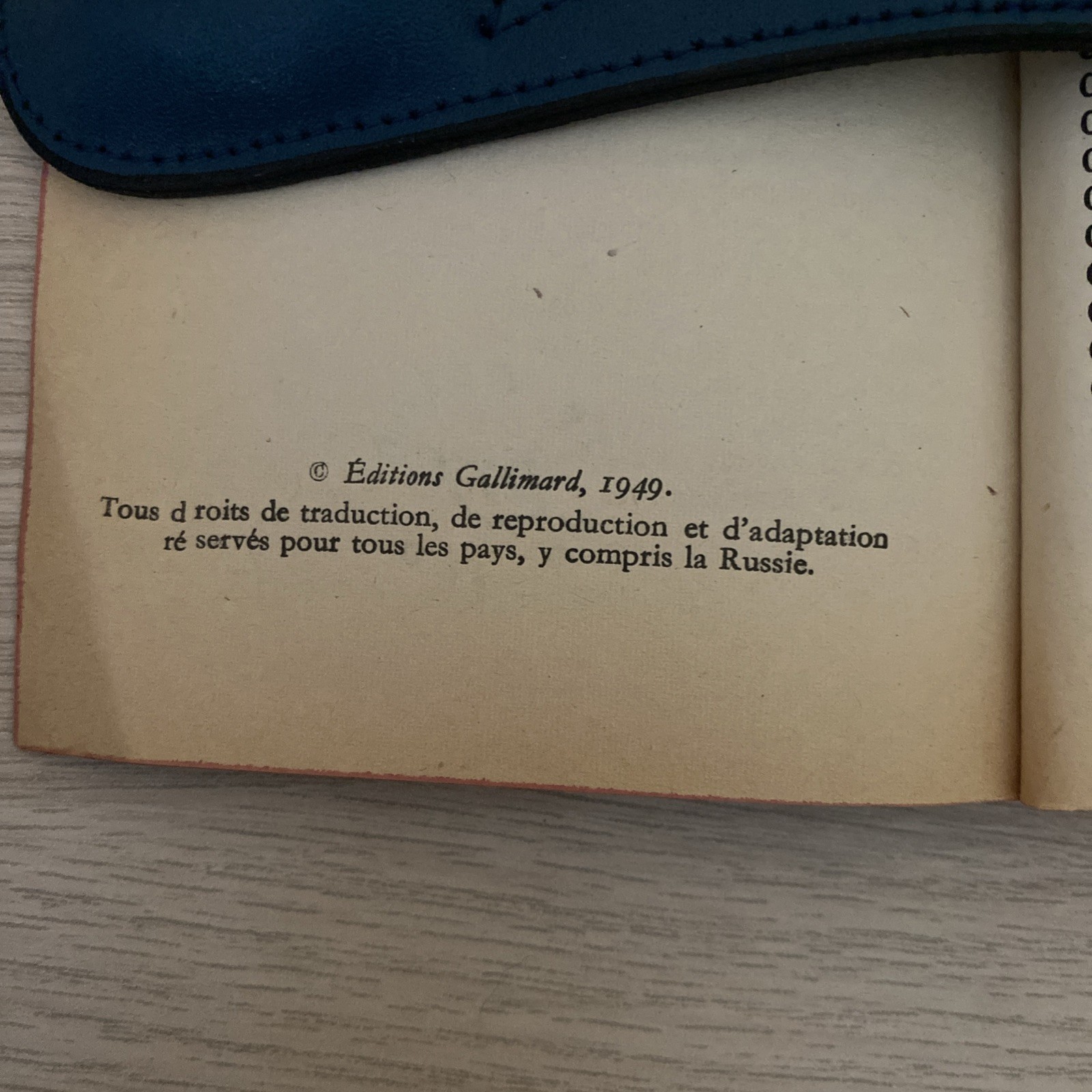 Paroles by Jacques Prevert Editions Gallimard 1949 Vintage French Paperback