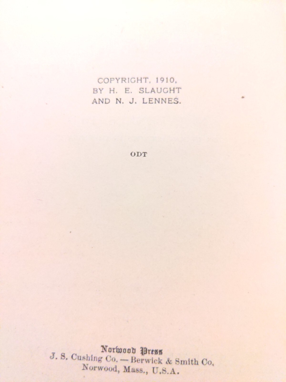 Plane Geometry With Problems And Applications By H E Slaught 1910