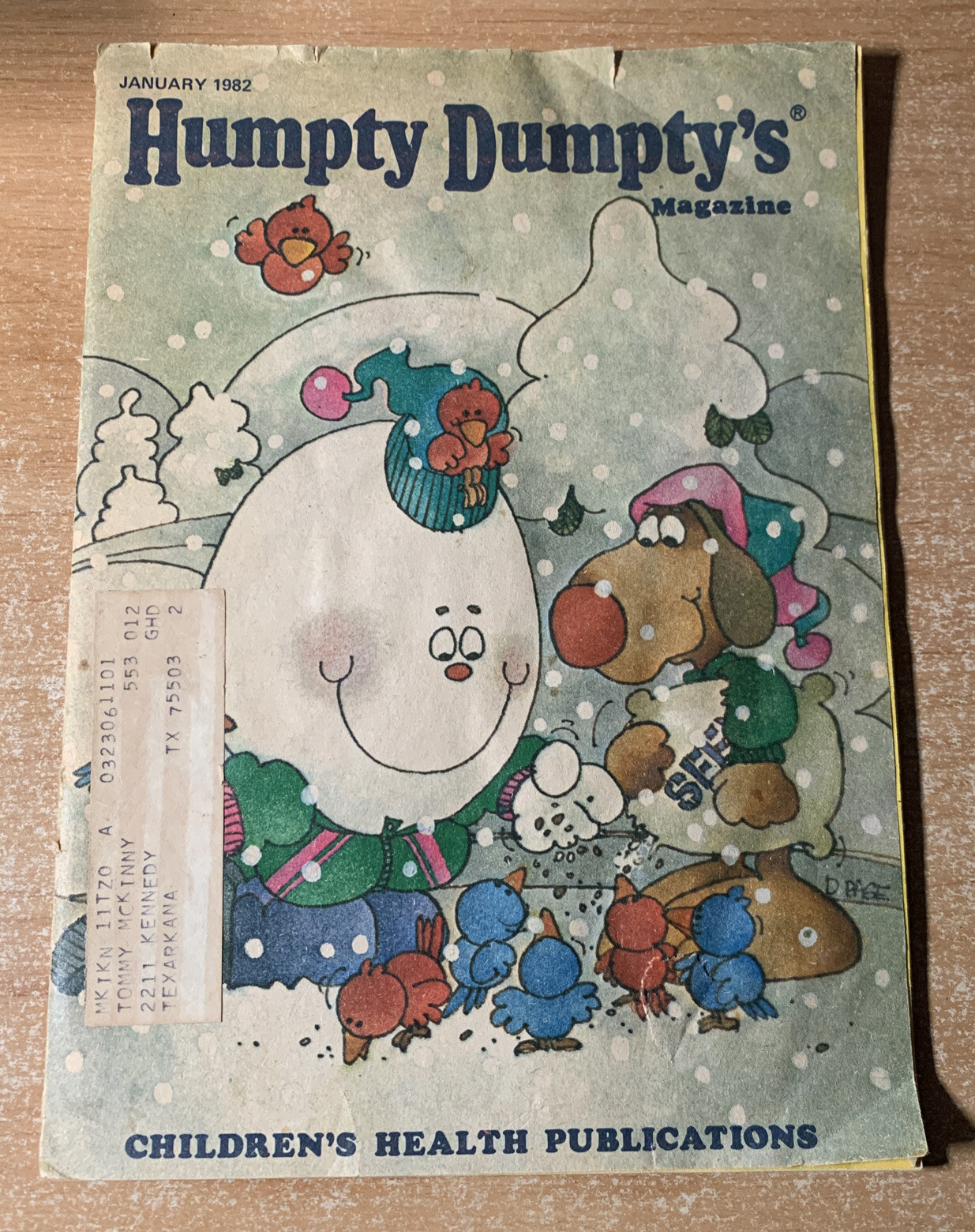 Vintage Humpty Dumpty’s Magazine Children’s Health Publications January 1982