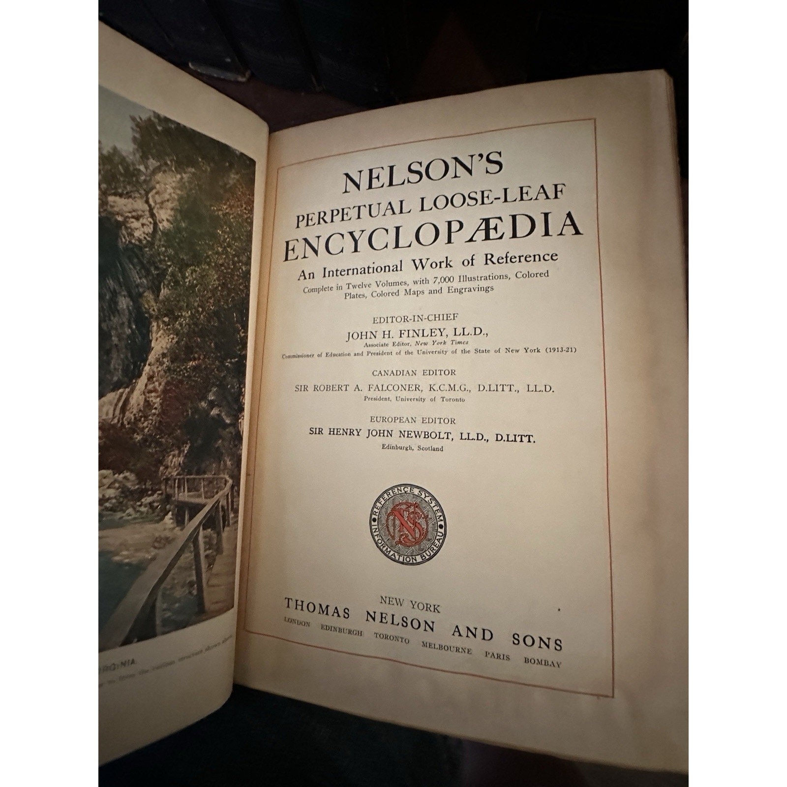 Antique Nelson’s Perpetual Loose-Leaf Encyclopædia Vols. 1-12 + Index Full Set