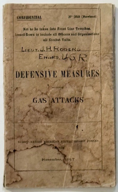 Defensive Measures Against Gas Attacks HQ American Exp Forces France 1917