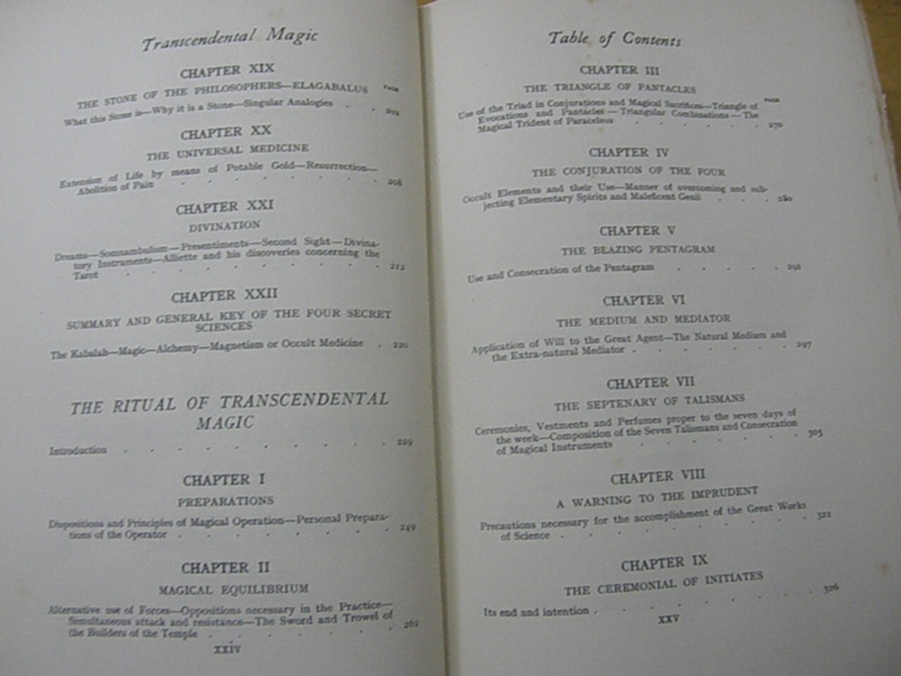 Transcendental Magic -Eliphas Levi MYTH OCCULT WITCHCRAFT KABBALAH BLACK SABBATH