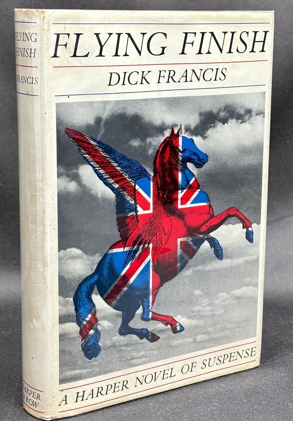 Dick Francis / Flying Finish inscribed & signed first American edition 1966 1st