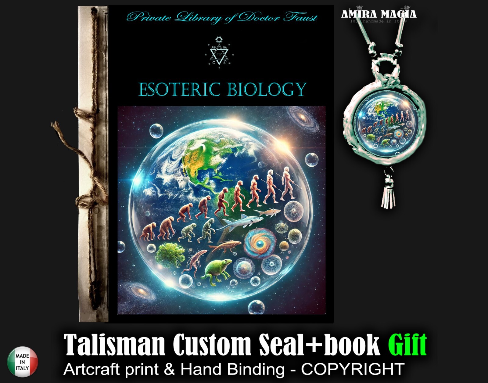 Biology Book Esoteric Biological Science Magic Humanistic Occult Secret Genetics