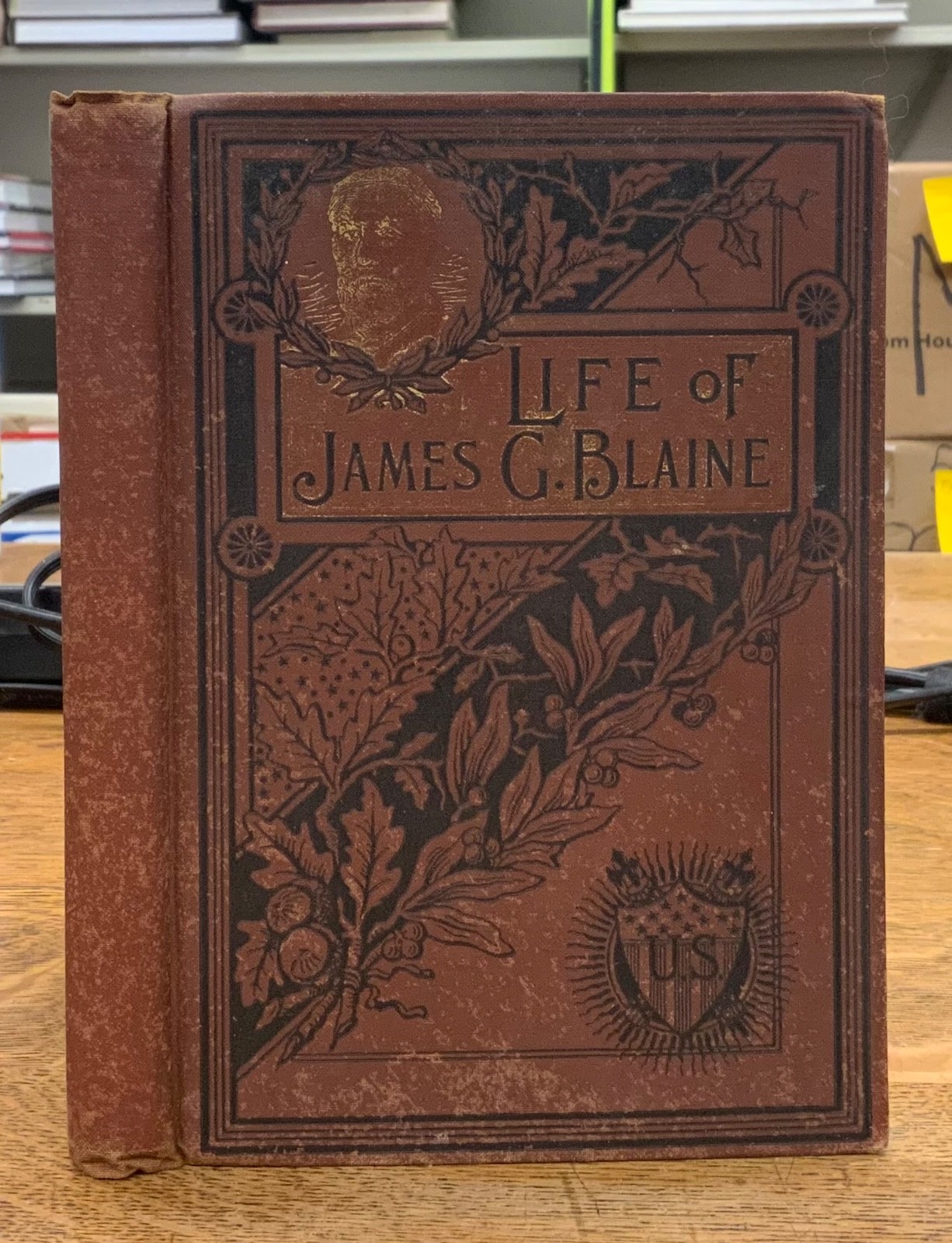 1893 Life & Public Services James G Blaine James Boyd Prospectus Salesman’s Book