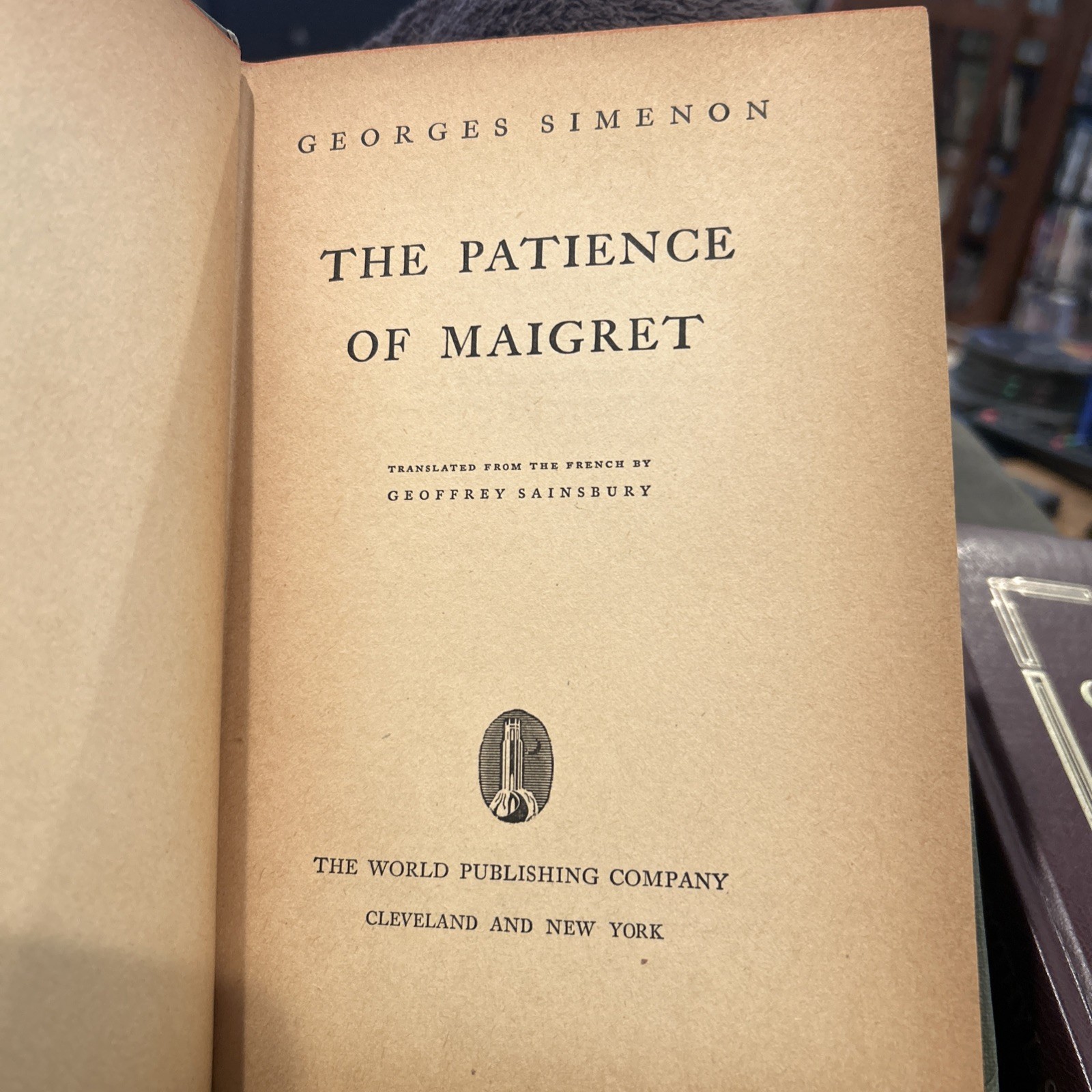“The Patience Of Maigret” by Georges Simenon (c1940) Hardcover Edition from 1942