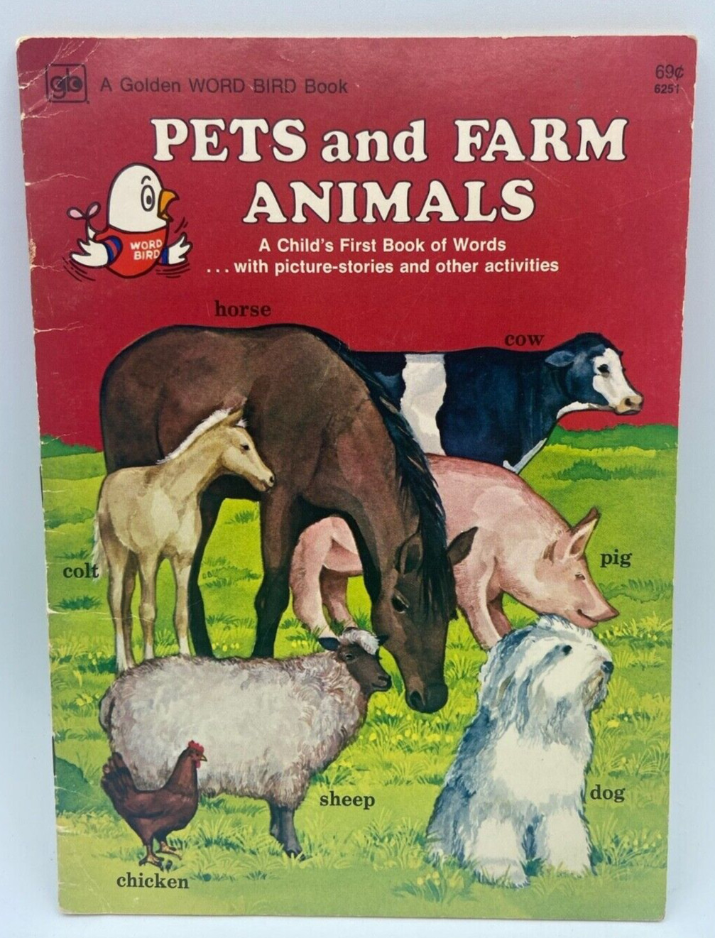 Pets and Farm Animals by Stella Williams Nathan, Vintage 1977 Paperback
