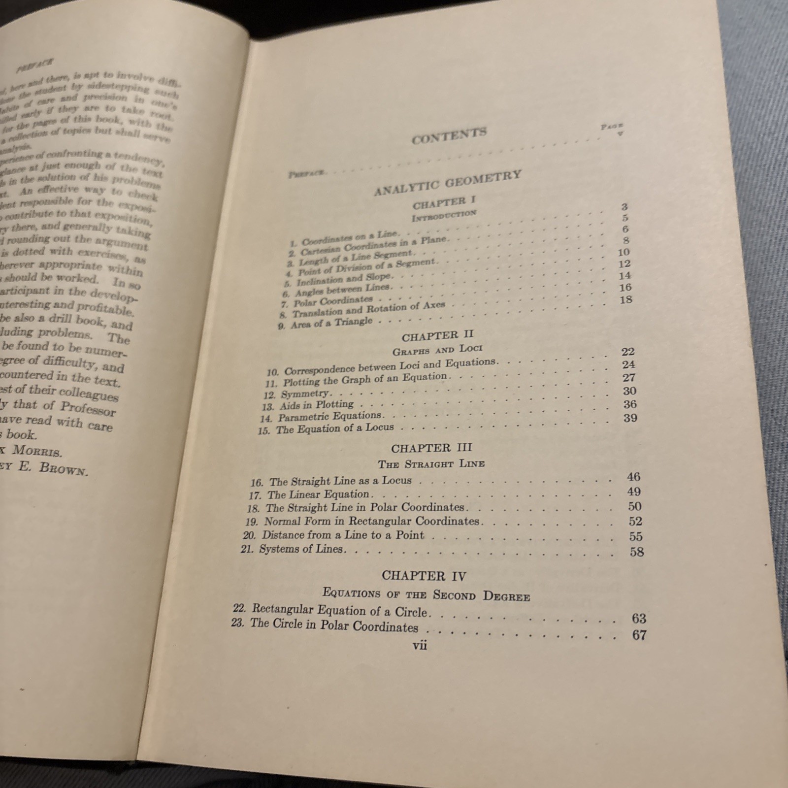 Analytic Geometry and Calculus by Max Morris – 1937 1st Ed HC McGraw-Hill
