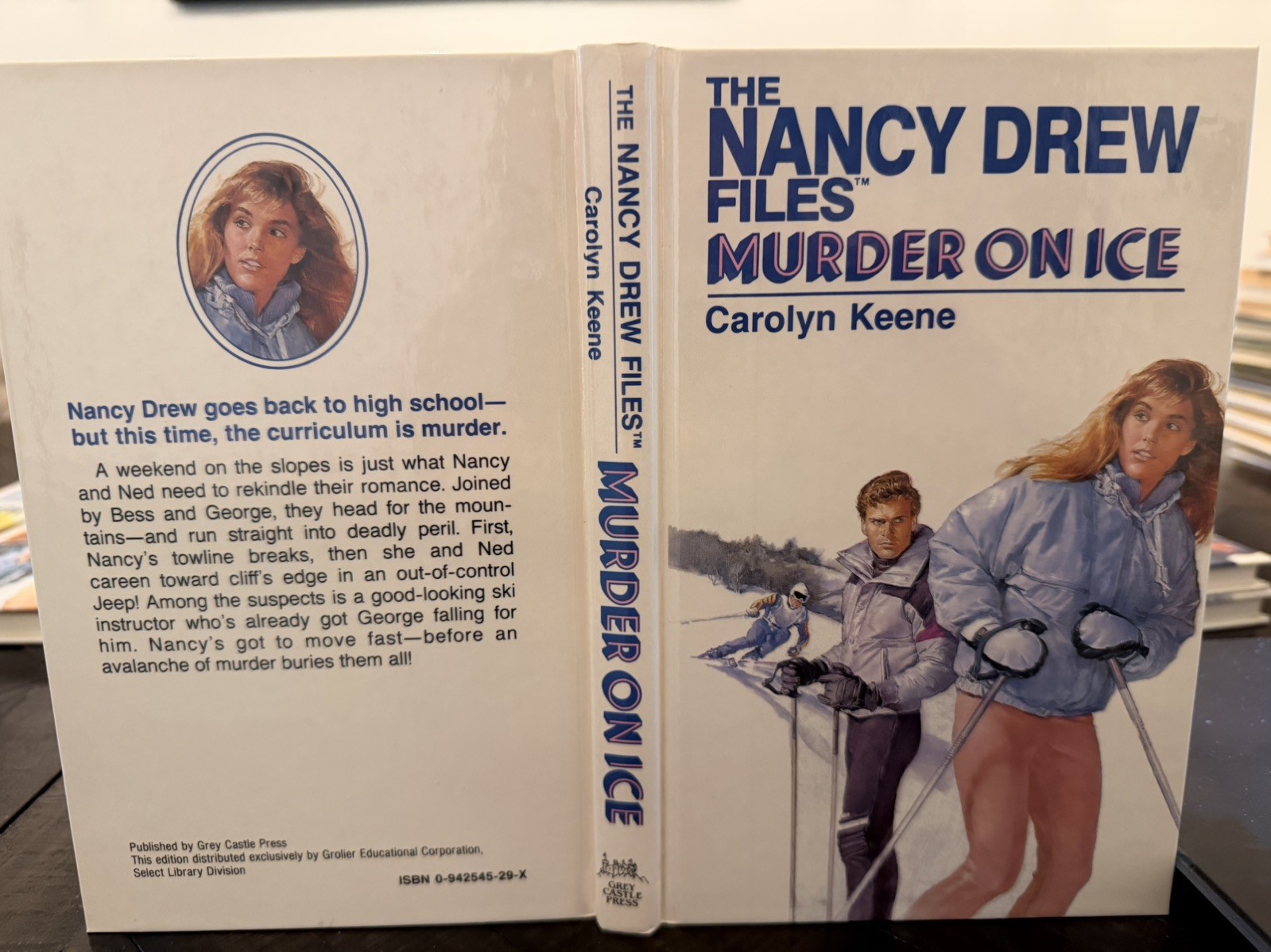 Nancy Drew Files – Hardcover Complete 10 Book Set Grey Castle Press Like New