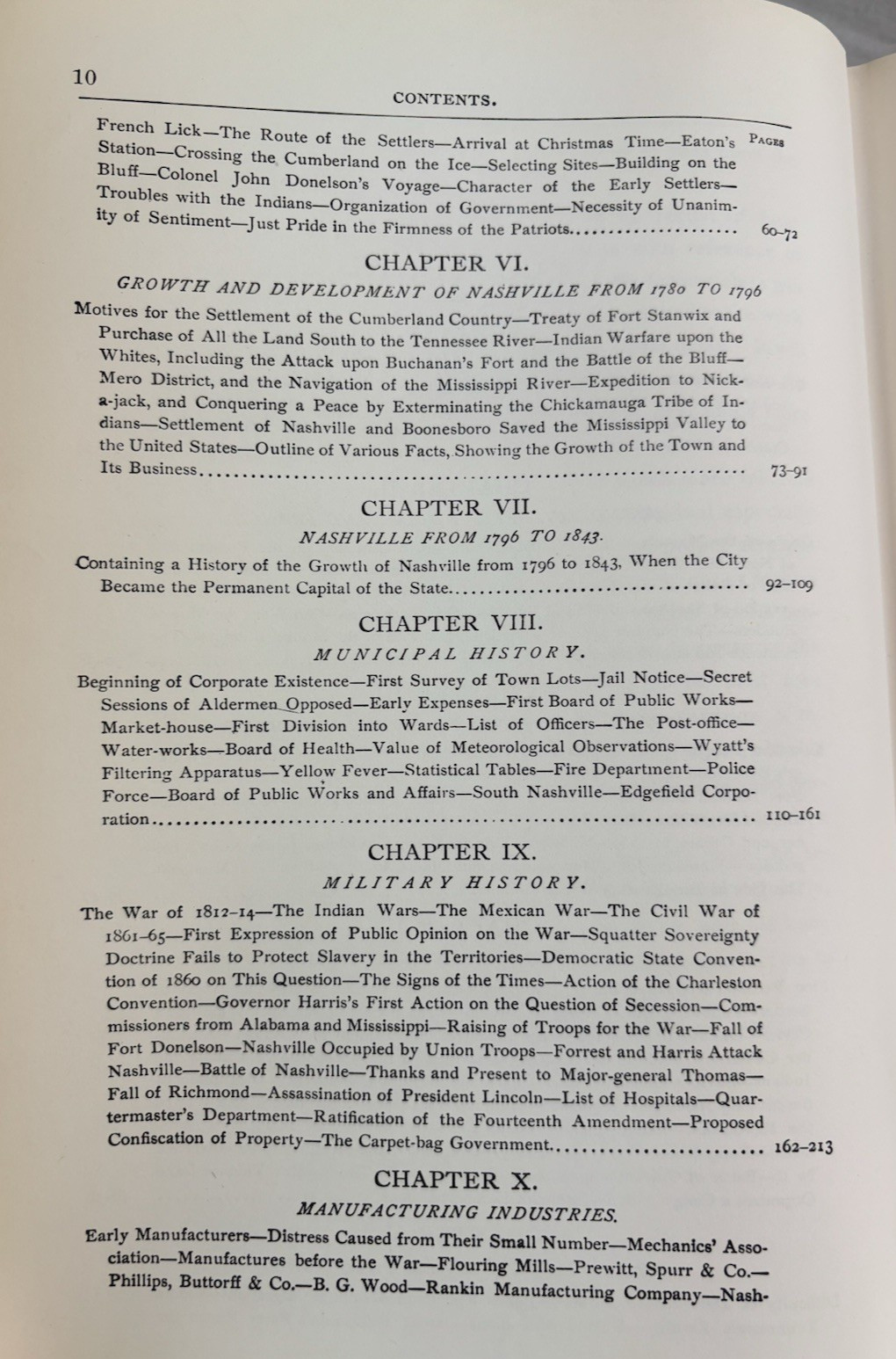 HISTORY OF NASHVILLE TENNESSEE reprint Charles Elder Limited Edition 172 of 1000