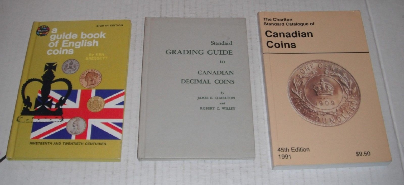 Foreign Numismatic books–3 different ….1965–1991…Canada + England–C