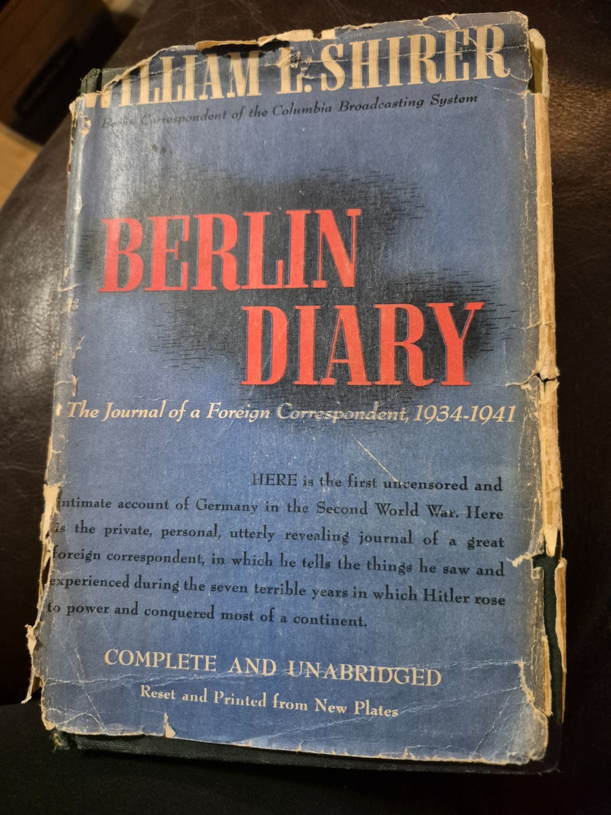Berlin Diary 1934-1941 William L Shirer Germany WWII, August 1942.