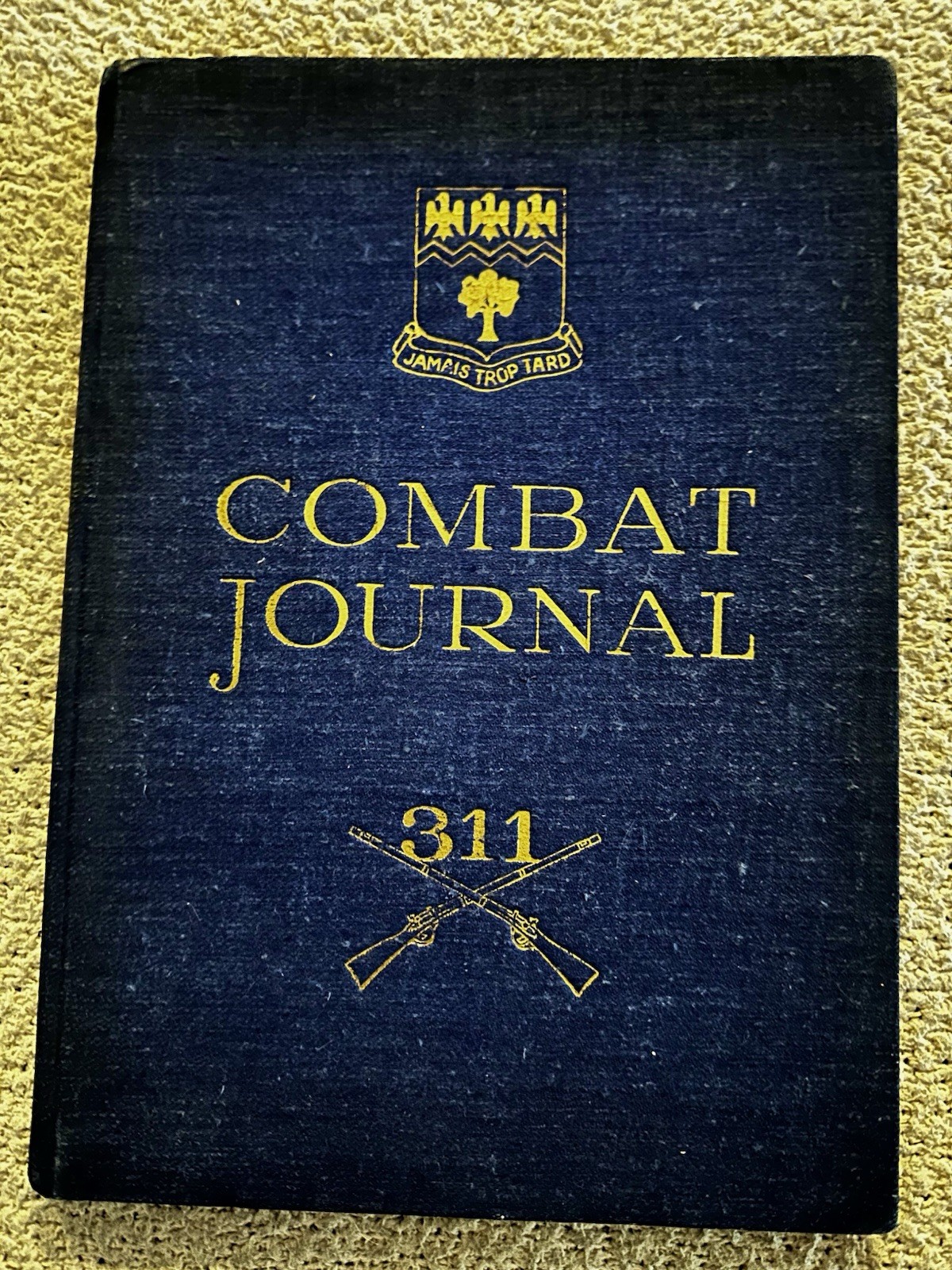 Rare 1945 1st Ed., Combat Journal of the 311th Timberwolf Regiment/78th Infantry