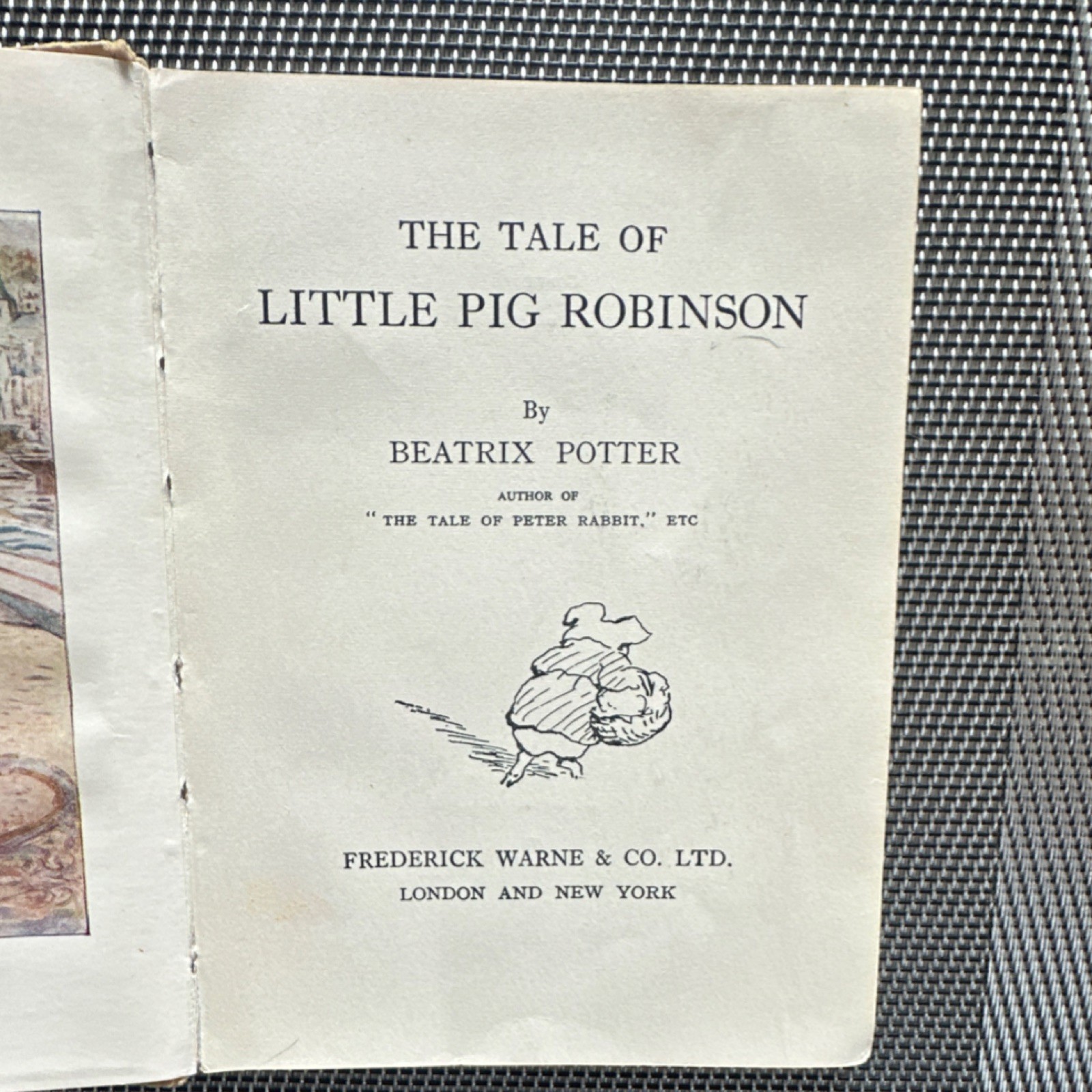 Beatrix Potter Frederick Warne Illustrated Children’s Fantasy Hardcover Little …