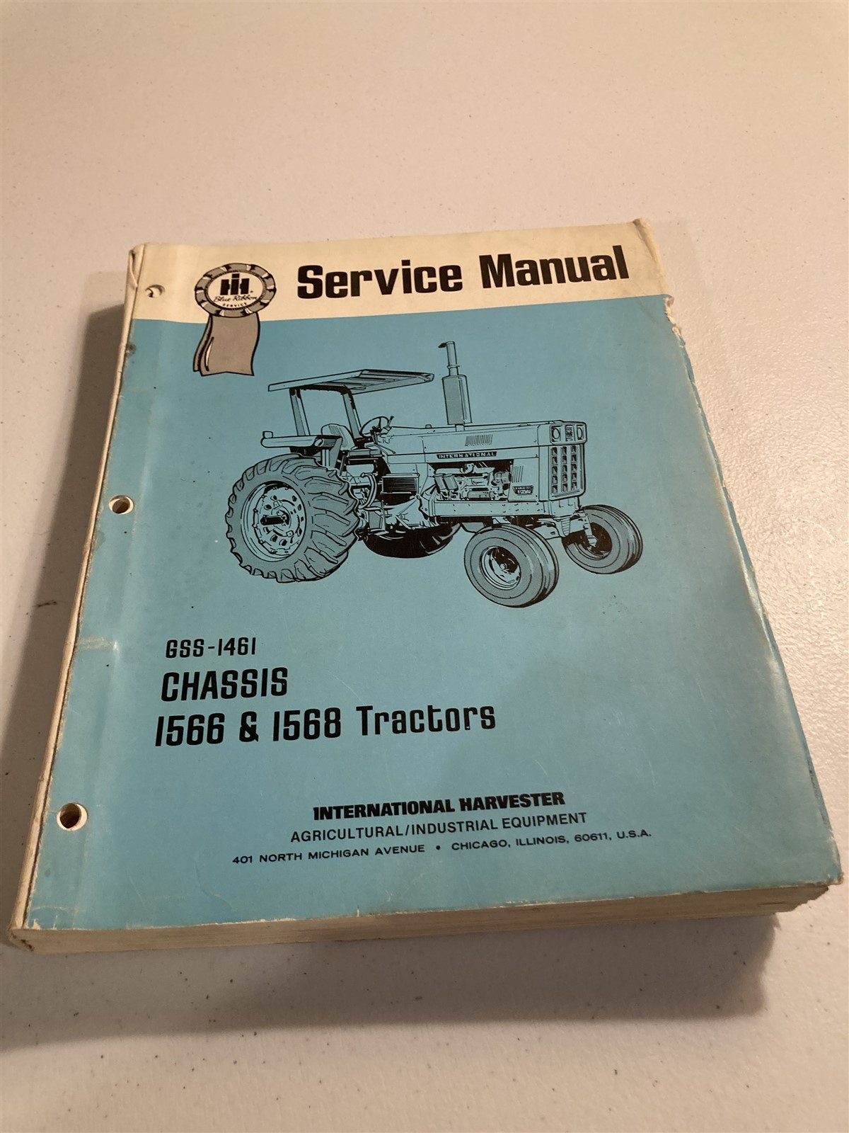 1974 Service Manual, International Chassis 1566 & 1568 Tractors, GSS-1461