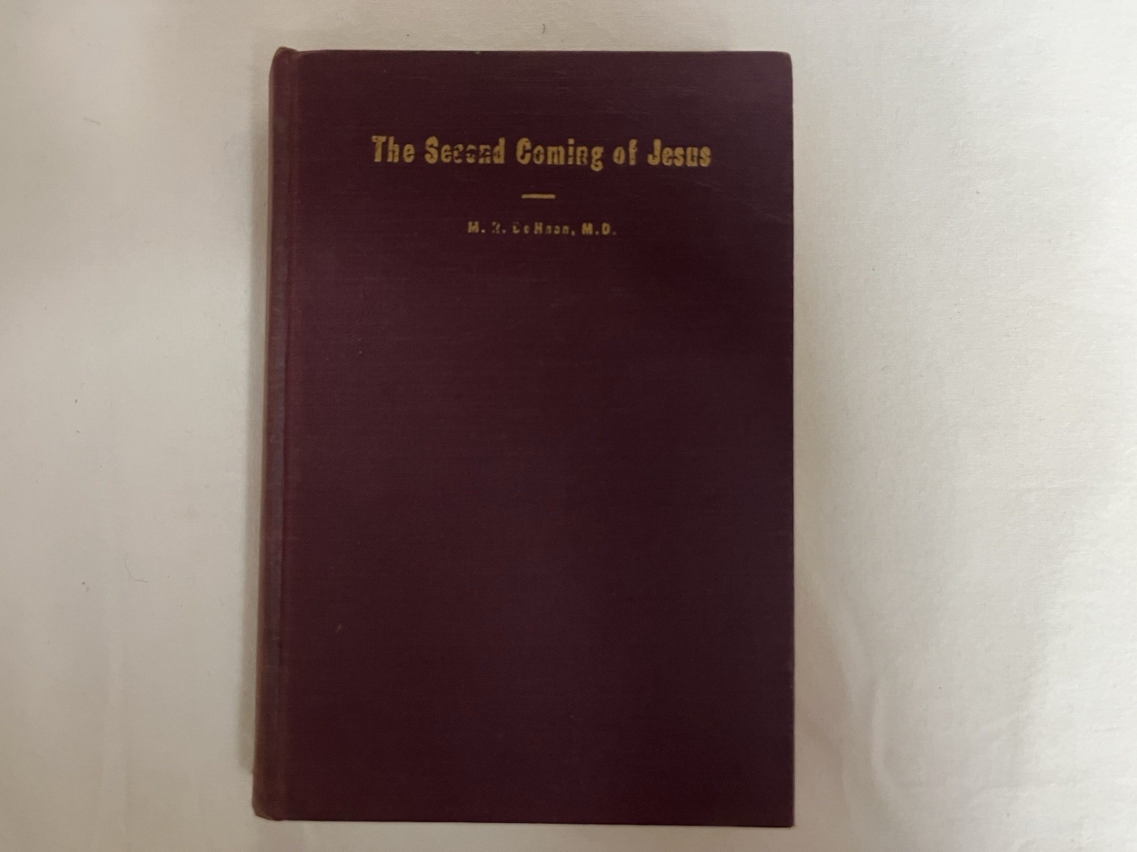 The Second Coming of Jesus by M. R. DeHaan Hardcover 1944 Zondervan