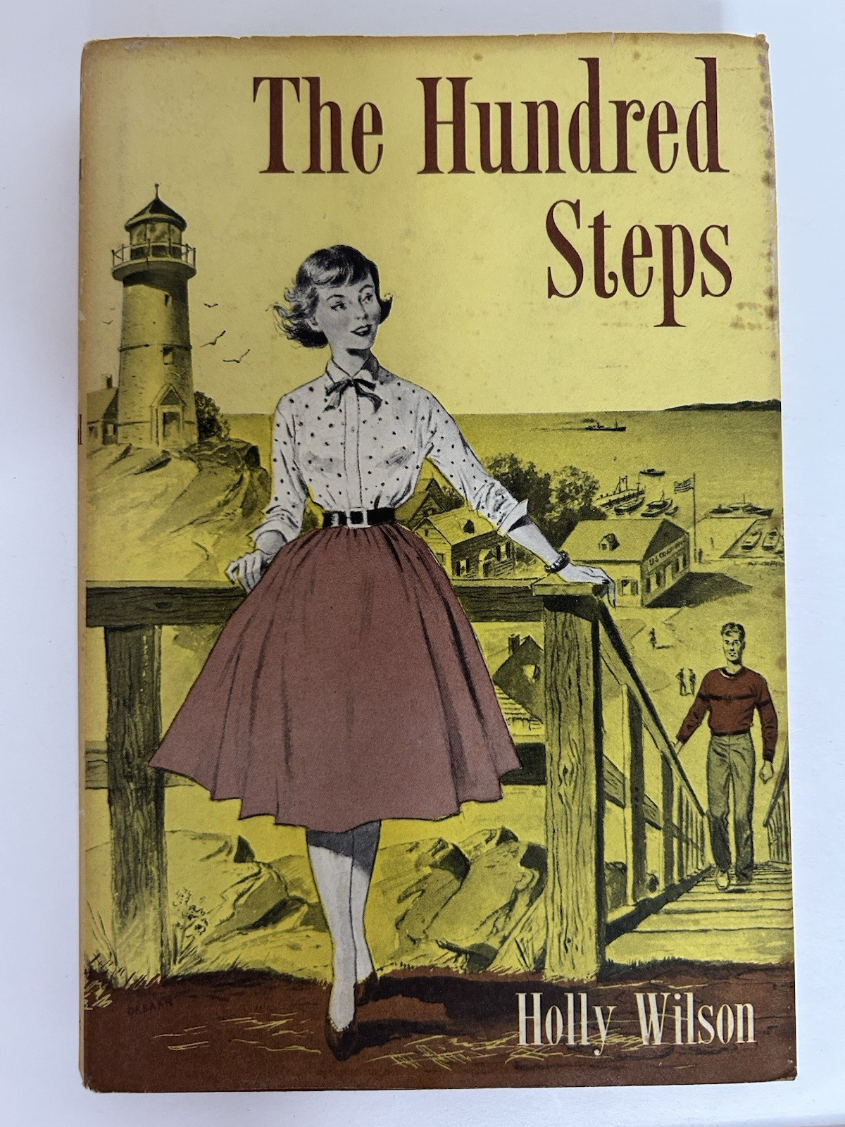 The Hundred Steps by Holly Wilson 1958, Hardcover w/ Dustjacket