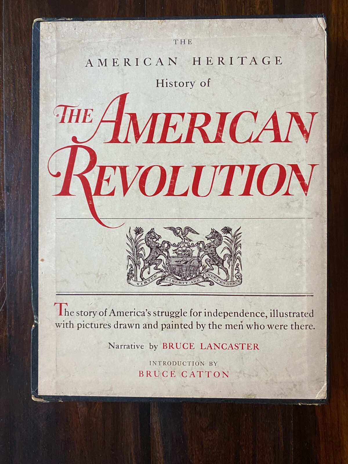 The American Revolution Bruce Lancaster Hardcover Slipcase 1971