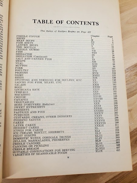 Picayune Creole Cook Book 1947 Eleventh Edition Cajun Recipes Cookbook