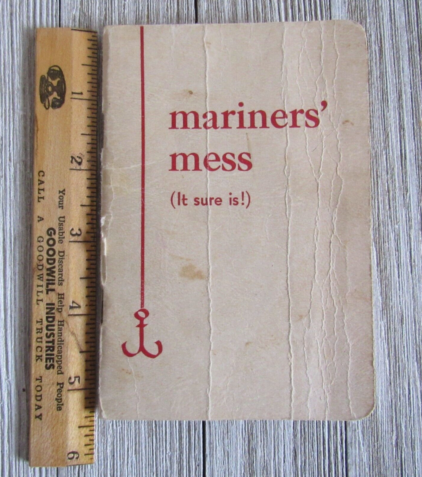 Vtg Cookbook Mariners‘ Mess (It Sure Is) First Presbyterian Church Berkeley CA