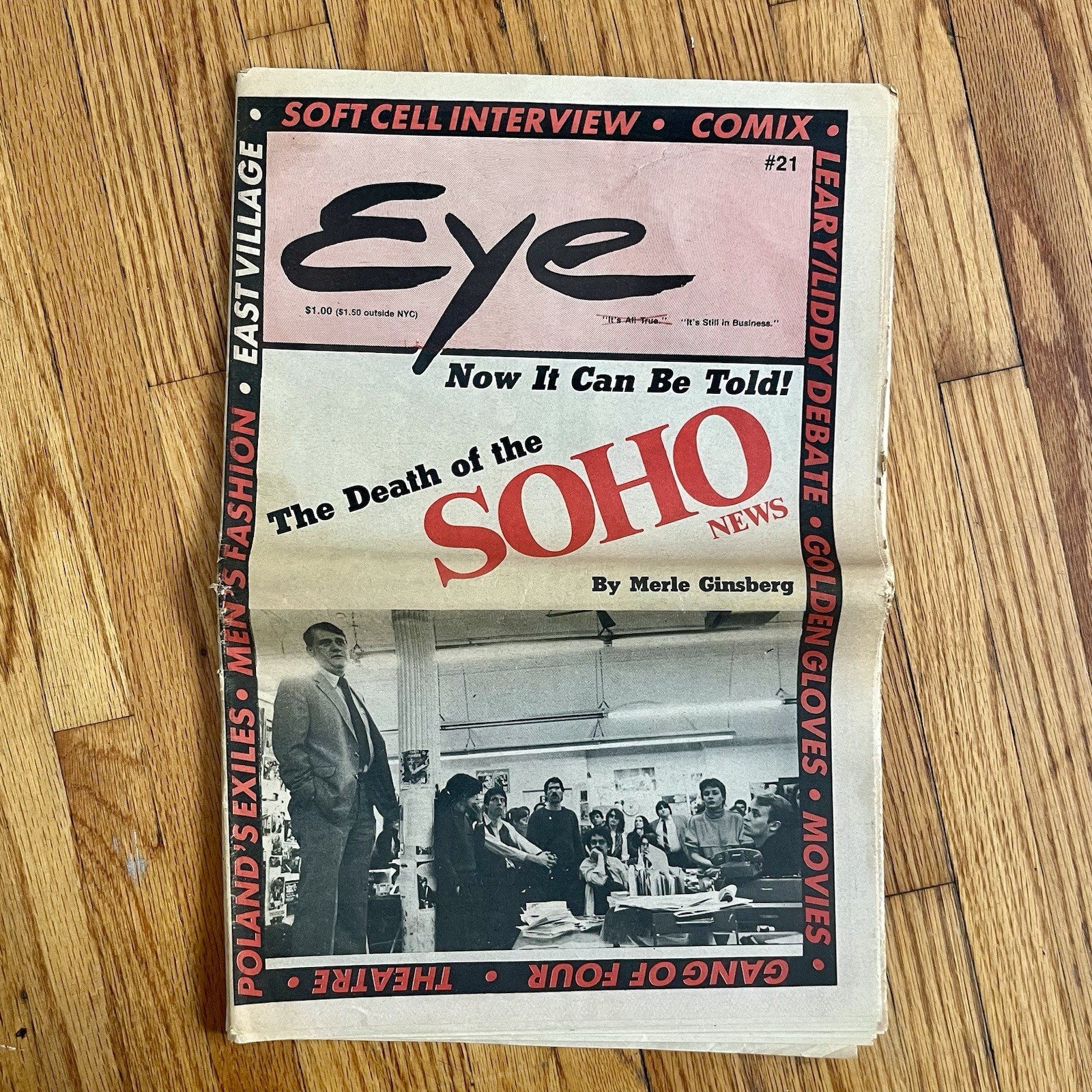 East Village Eye May 1982 Vol Ill # 21 New York Newspaper Zine Art Culture Music
