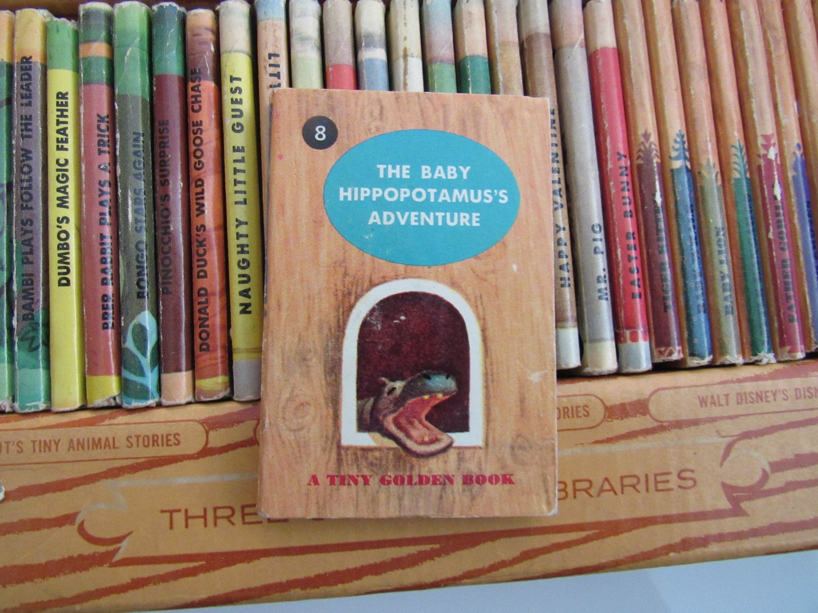 Vintage Tiny Golden Library Complete Box Set (36 miniature books)